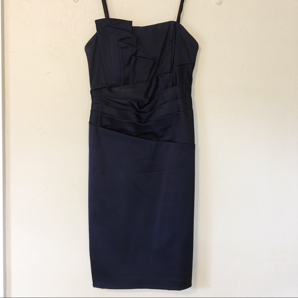 Dark Navy Strapless Glam Cache Dress